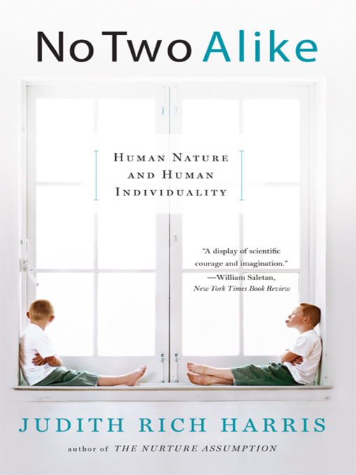 Title details for No Two Alike by Judith Rich Harris - Wait list